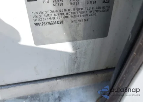 2016 Cadillac Xts Premium Collection из США, поврежденный, VIN 2G61P5S36G9142781